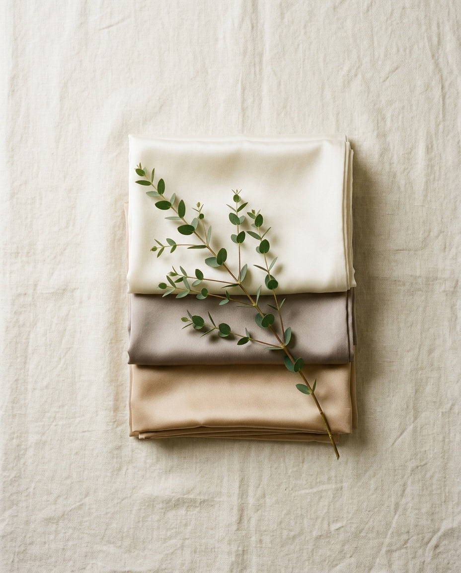 The Suite Ritual Mulberry Silk Pillowcase in three colours
